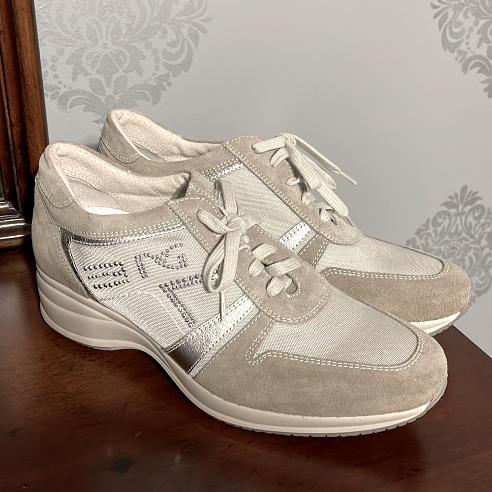 NERO GIARDINI PLATFORM SNEAKERS